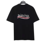 Balenciaga Front and Rear Logo Graffiti Print T-Shirt Replica