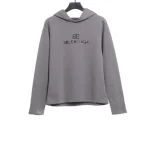 Double B mosaic made torn hoodie