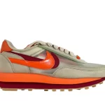 2021 Clot x Sacai x Nk LD Waffle "Sesame Orange" UA