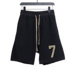 Flock print shorts