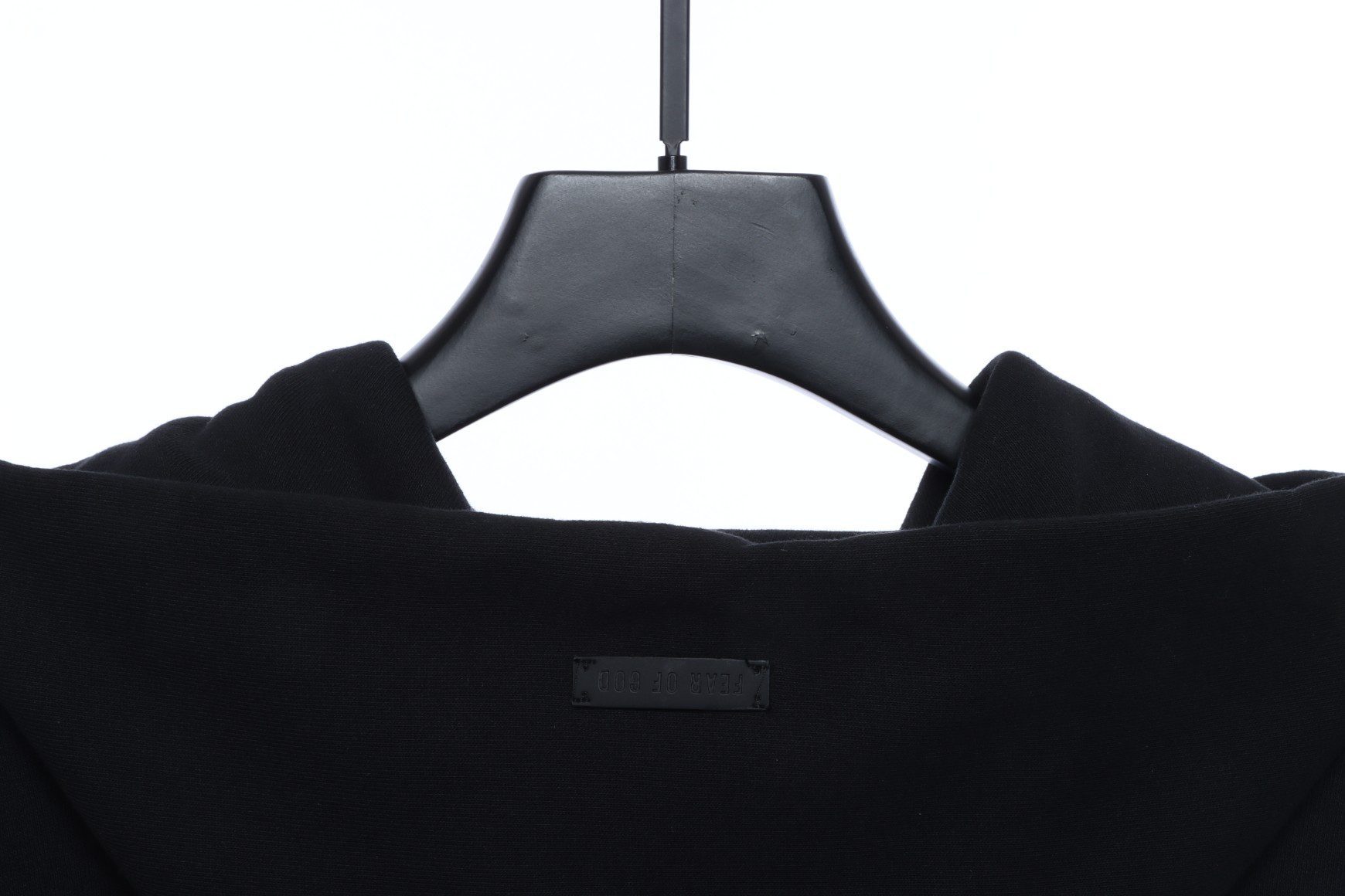 flocked figure 7 hoodie