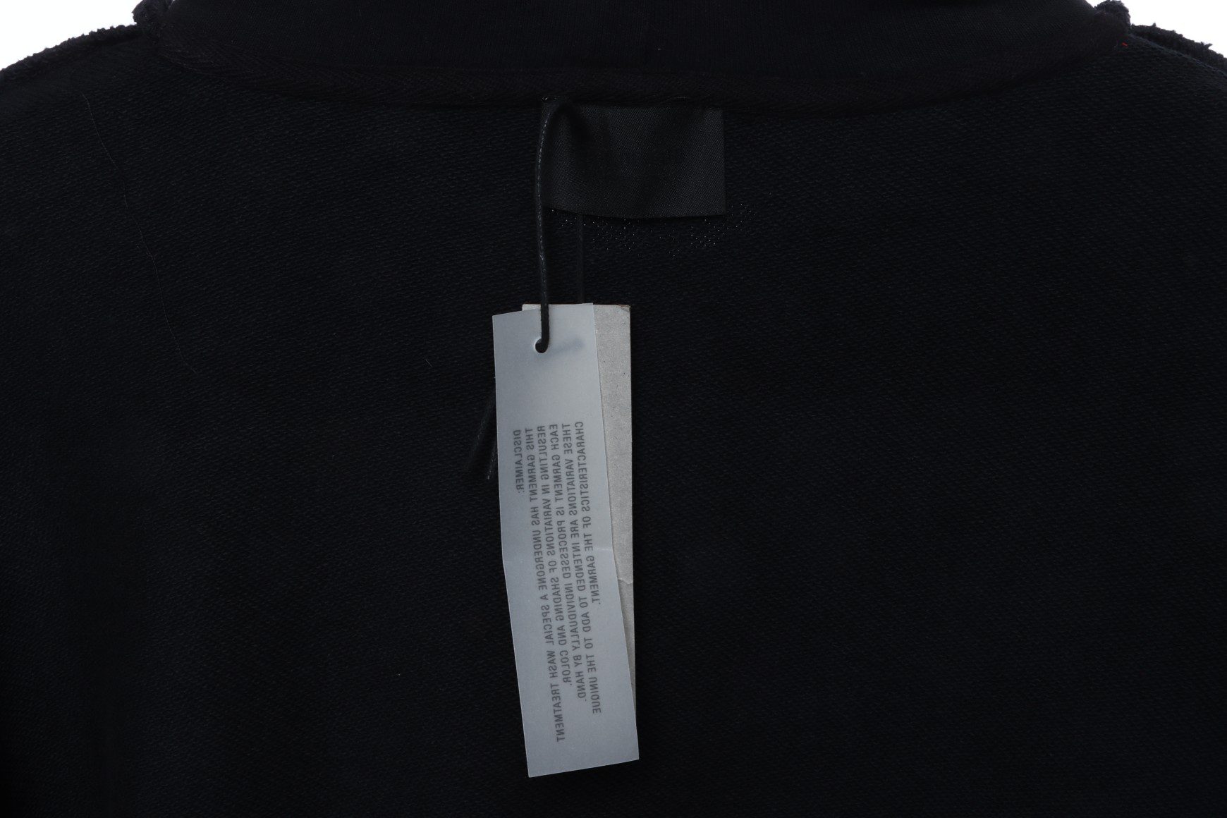 flocked figure 7 hoodie