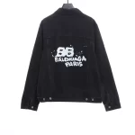 Double B Graffiti Washed Denim Jacket