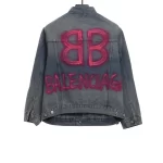 Back Double B Luminous Pink Denim Jacket