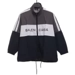 Balenciaga Classic Color Block Leather Jacket Reps