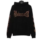 Balenciaga Distressed Washed Sanskrit Hoodie Replica