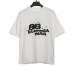 Balenciaga Hand Drawn BB Print T-Shirt Reps