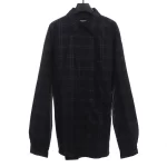 Plaid Embroidered Cotton Jacket