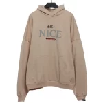 Balenciaga Be Nice Hooded Sweatshirt Reps