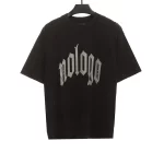Balenciaga Nologo Lettered Distressed T-Shirt Reps