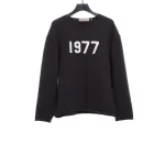 1977 Destruction knitted fabric crewneck sweater