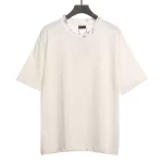 Balenciaga Perforated and Studded Washed T-Shirt Reps
