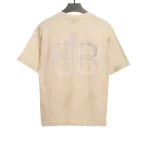 Balenciaga Distressed Crypto Print T-shirt Reps