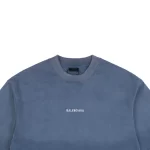 Balenciaga Back Blue Logo-print T-Shirt Reps