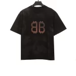 Balenciaga Distressed Crypto Print T-shirt Reps