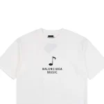 Balenciaga Musical Note Portrait Print T-Shirt Reps