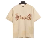 Balenciaga Mud Dyed Heavy Metal Print T-shirt Reps