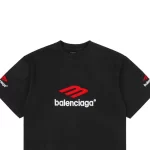 Balenciaga 3B Sports Icon Embroidered T-Shirt Reps