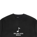 Balenciaga Musical Note Portrait Print T-Shirt Reps
