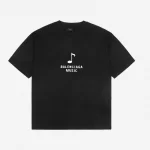 Balenciaga Musical Note Portrait Print T-Shirt Reps