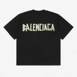 Balenciaga Yellow Tape Type T-Shirt Reps