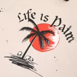 Palm Angels GD Sunset Palm Classic Tee 'Off White' Replica