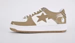 A Bathing Ape Bape Sta Patent Leather White Khaki (2023)1
