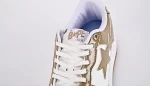 A Bathing Ape Bape Sta Patent Leather White Khaki (2023)1