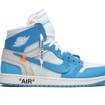 AIR JORDAN 1 OFF-WHITE BLUE "UNC" UNIVERSITY BLUE REPLICA