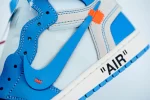 AIR JORDAN 1 OFF-WHITE BLUE "UNC" UNIVERSITY BLUE REPLICA