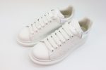 ALEXANDER MCQUEEN LEATHER PLATFORM TRAINERS SNEAKERS-LASER