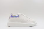 ALEXANDER MCQUEEN LEATHER PLATFORM TRAINERS SNEAKERS-LASER