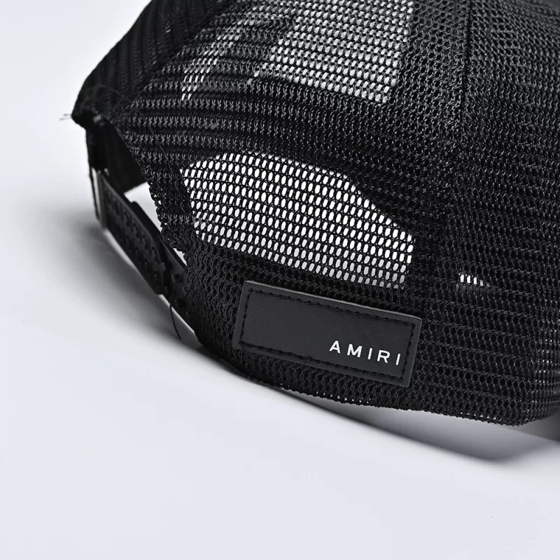 AMIRI Logo-Patch Cap Black