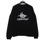 Balenciaga Overlapping Letters Logo Crew Neck Sweatshirt Replica