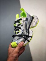 BALENCIAGA 3XL Distressed Mesh and Rubber Sneakers