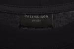 Balenciaga Back Black 8-Letter Logo Printing T-Shirt Reps