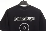 Balenciaga Back Black 8-Letter Logo Printing T-Shirt Reps