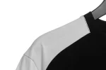Balenciaga Black and White Stitching Logo T-Shirt Reps