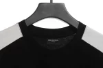 Balenciaga Black and White Stitching Logo T-Shirt Reps