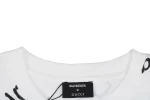 Balenciaga Co-branded Twill Multi-Label Barrage Print T-Shirt Reps