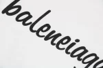 Balenciaga Co-branded Twill Multi-Label Barrage Print T-Shirt Reps