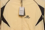 Balenciaga Contrast Color Patchwork Stand Collar Jacket Reps