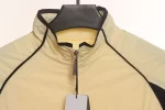 Balenciaga Contrast Color Patchwork Stand Collar Jacket Reps