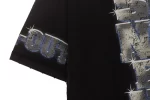 Balenciaga Distressed Snbn Inside-Out Print T-Shirt Reps