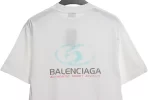 Balenciaga Distressed Washed Surf Print T-shirt Reps