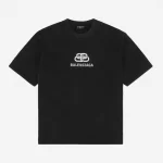 Balenciaga Double B Lock Print T-Shirt Reps
