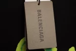 Balenciaga Green Painted Double B T-Shirt Reps