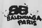 Balenciaga Hand Drawn BB Print T-Shirt Reps