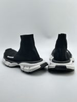 BALENCIAGA MEN'S 3XL SOCK RECYCLED KNIT SNEAKER IN BLACK10