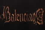 Balenciaga Mud Dyed Heavy Metal Print T-shirt Reps